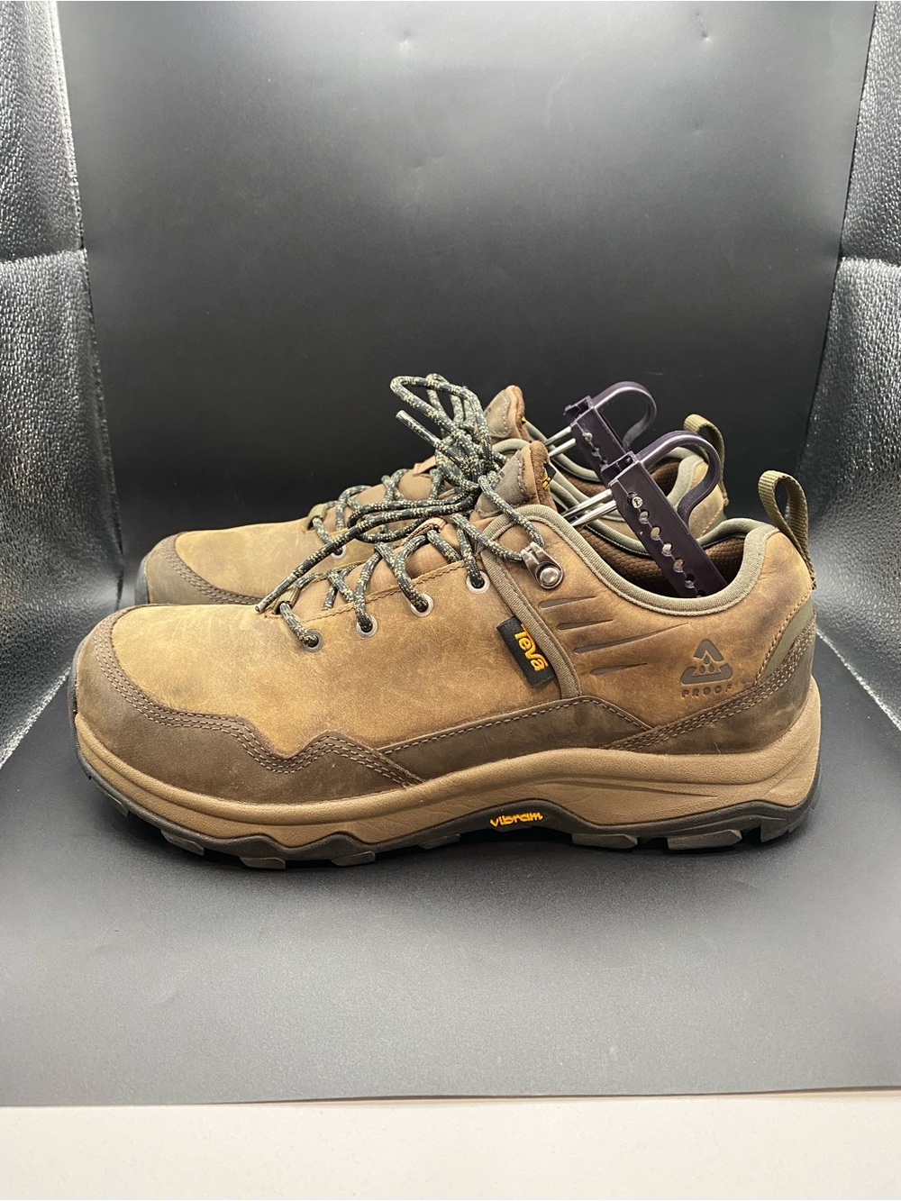 Teva Riva RP Waterproof Brown Leather Outdoor Hiking Shoes 1123771 Mens Size 9.5